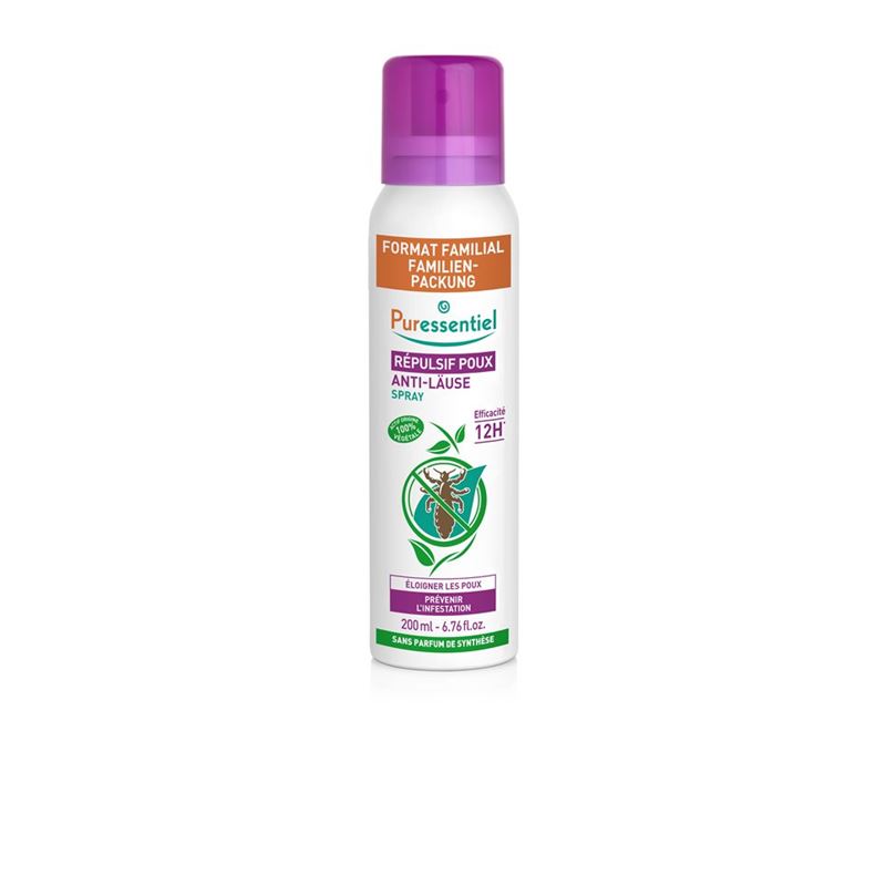 PURESSENTIEL Anti-Läuse Abwehrspr Familie 200 ml
