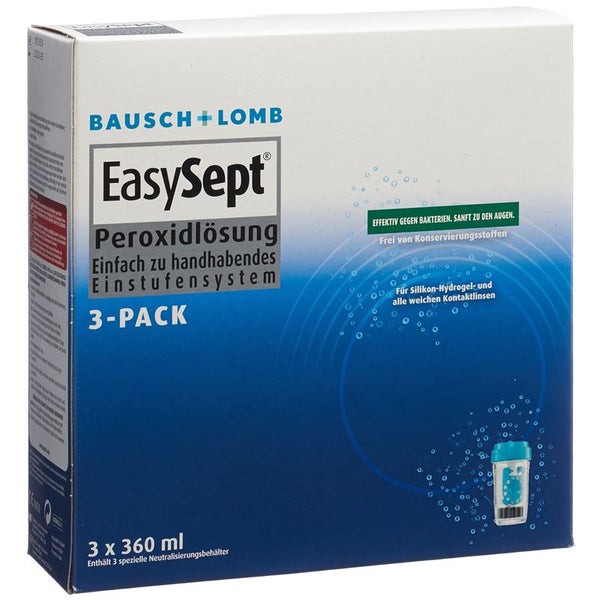 BAUSCH LOMB EasySept Peroxide Lösung 3 x 360 ml