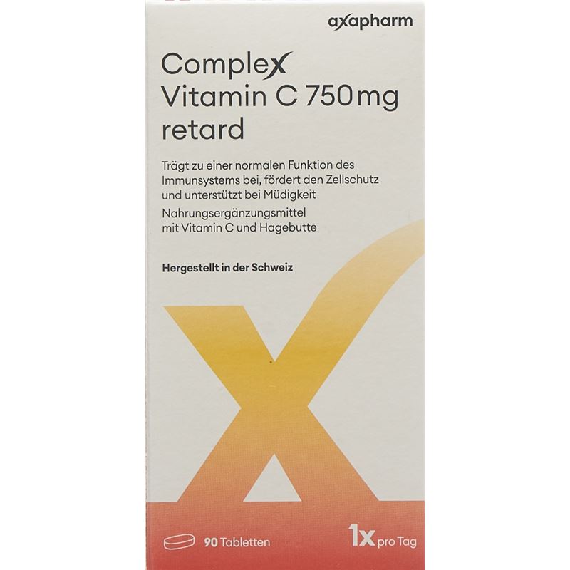 COMPLEX Vitamin C retard Tabl 750 mg Ds 90 Stk