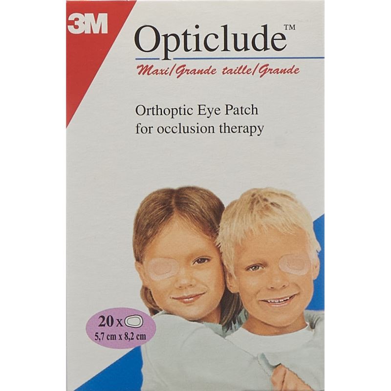 3M OPTICLUDE MAXI Augenverb 8x5.7cm 20 Stk