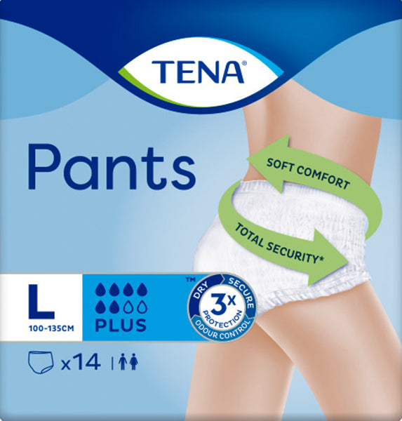 TENA Pants Plus L 100-135cm 14 Stk