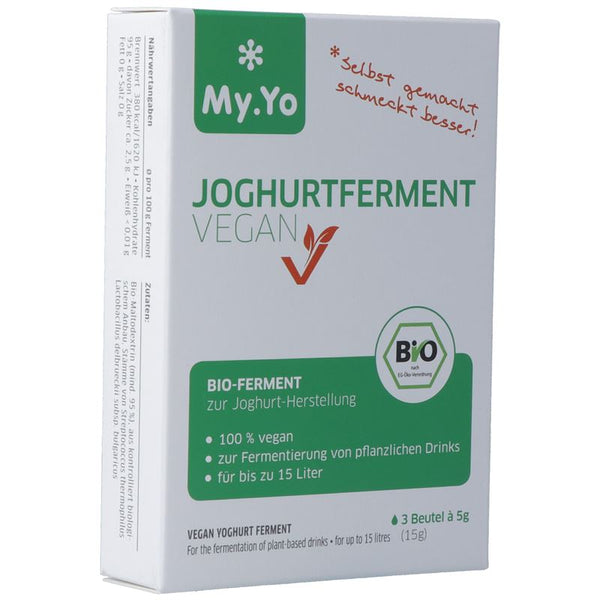 MY.YO Joghurt Ferment Bio vegan 3 x 5 g
