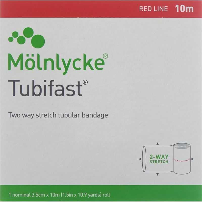 TUBIFAST Schlauchbandage 3.5cmx10m rot