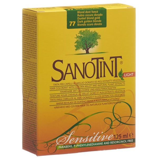 SANOTINT Sensitive Haarfarbe 77 dunkelblond gold