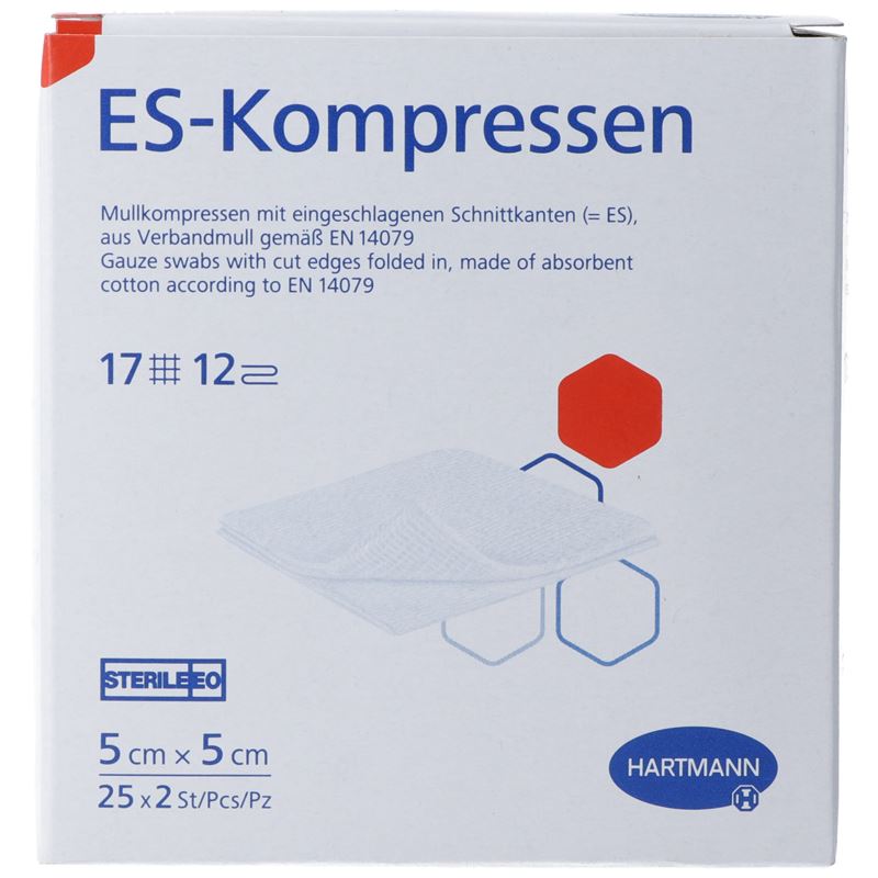 HARTMANN ES-Kompr T17 5x5cm 12f st 25 x 2 Stk