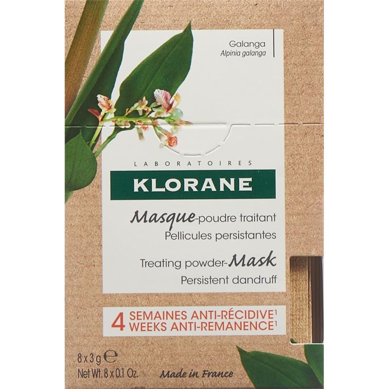 KLORANE Pulvermaske Galanga 8 Btl 3 g