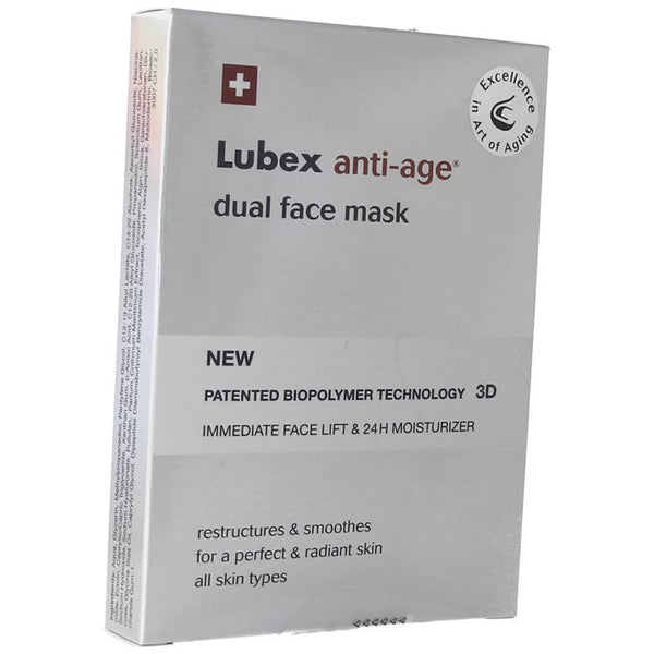 LUBEX ANTI-AGE dual face mask Btl 4 Stk