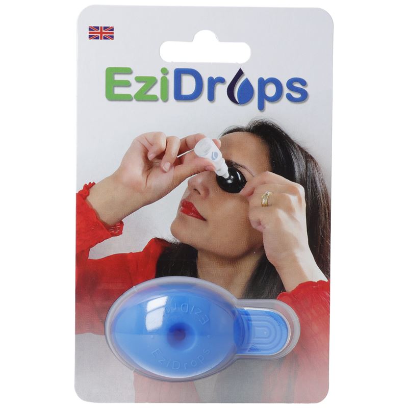 EZIDROPS Augentropfenapplikator blau