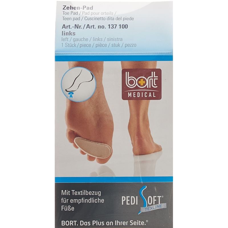 BORT PEDISOFT Texline Zehen Pad links