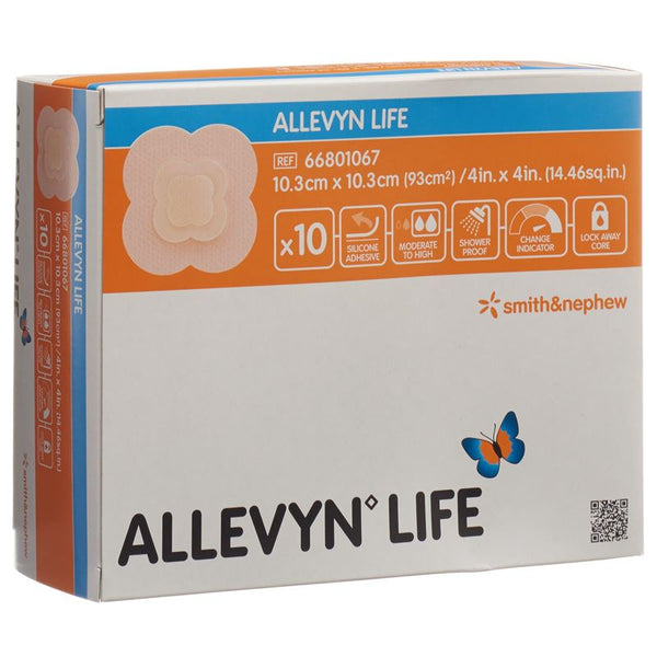 ALLEVYN LIFE Sil-Schaumver 10.3x10.3cm 10 Stk