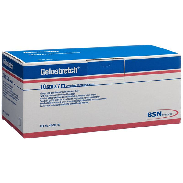 GELOSTRETCH Zinkgelbinde 7mx10cm 10 Stk