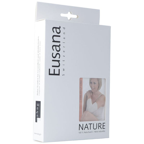 EUSANA Kniewärmer doppelt gestrickt XXL ivoire