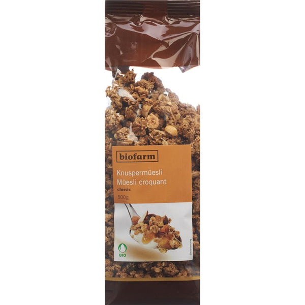 BIOFARM Knusper Müesli Knospe Btl 500 g