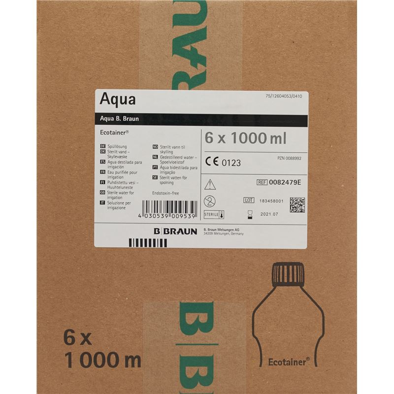 AQUA DEST Braun Spül Lös 6 Ecotainer 1000 ml