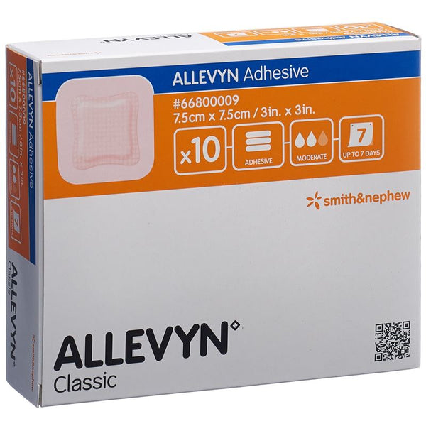 ALLEVYN ADHESIVE Wundverband 7.5x7.5cm 10 Stk