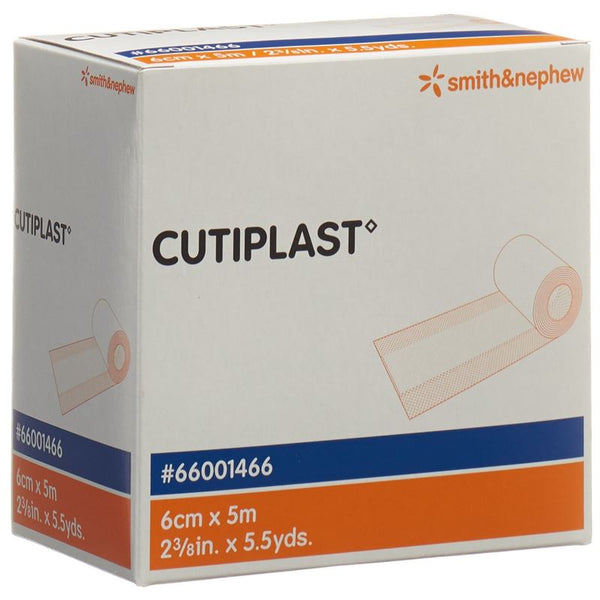 CUTIPLAST METERWARE Vliesstoffverband 6cmx5m weiss