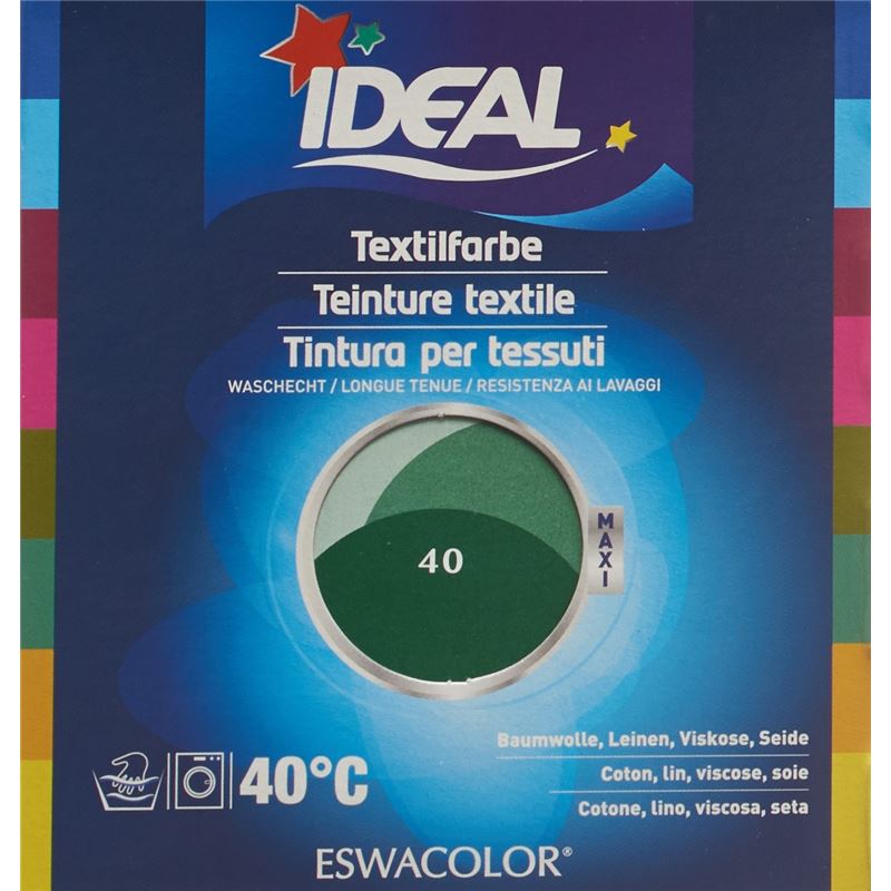 IDEAL MAXI Baumwolle Color No40 mittel grün