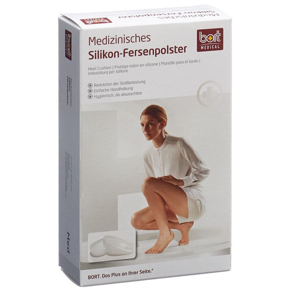 BORT Silikon-Fersenpolster M-41 1 Paar
