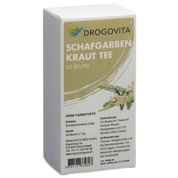 DROGOVITA Schafgarben Tee Btl 20 Stk
