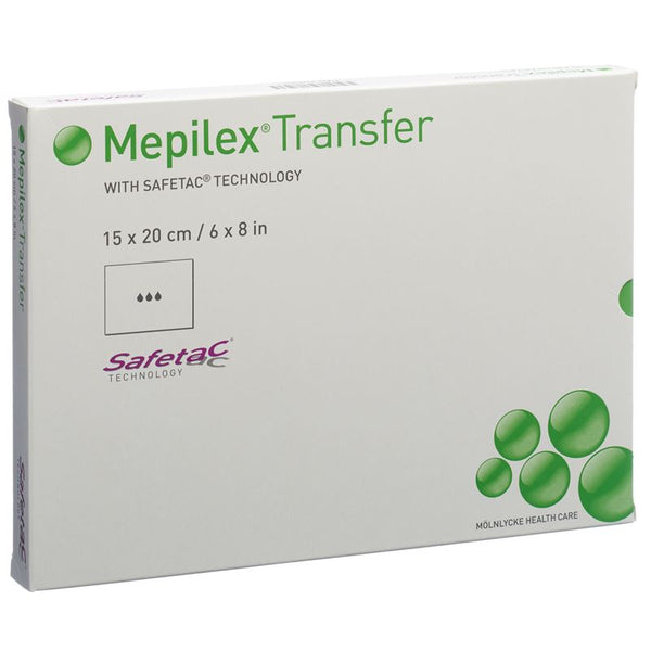 MEPILEX Transfer Safetac Wundauf 15x20cm Sil 5 Stk