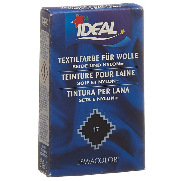 IDEAL Wolle Color Plv No17 schwarz 30 g