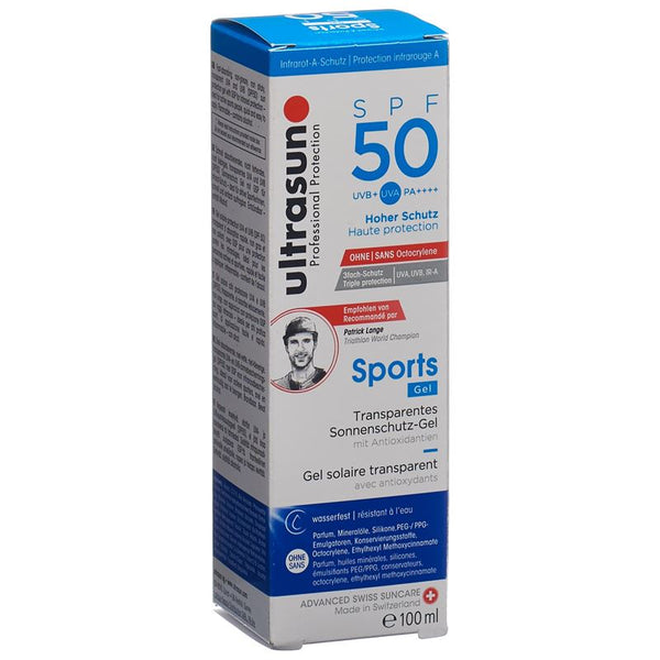 ULTRASUN Sports Gel SPF 50 Fl 100 ml