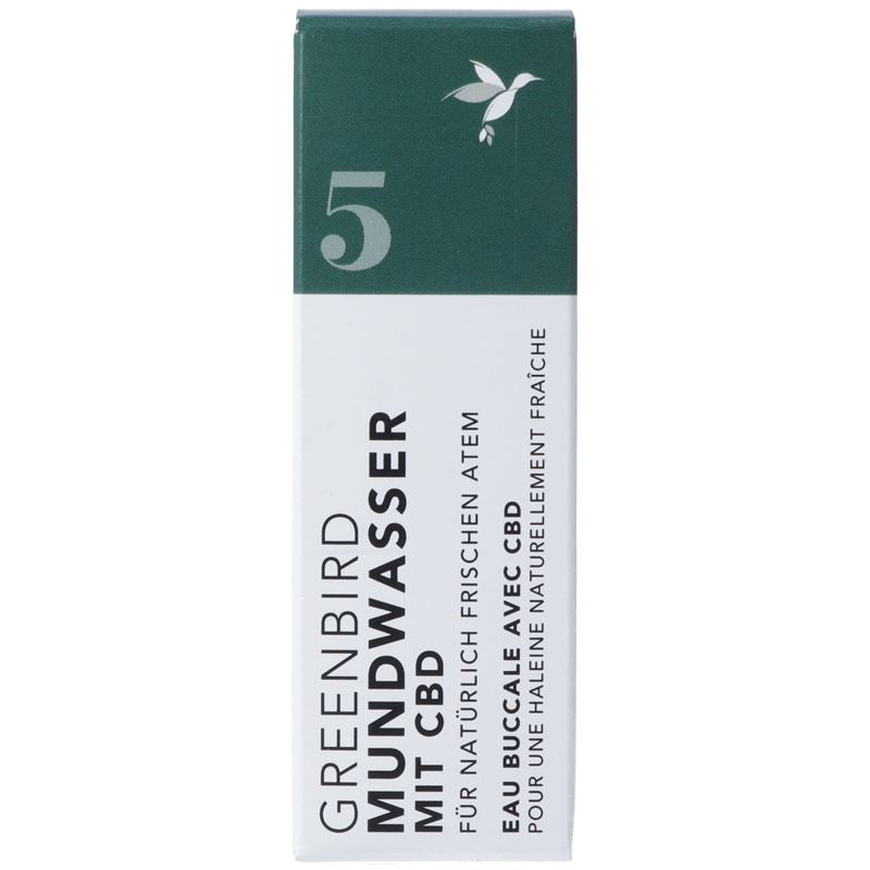 GREENBIRD Mundwasser mit CBD liq 5 Spr 10 ml