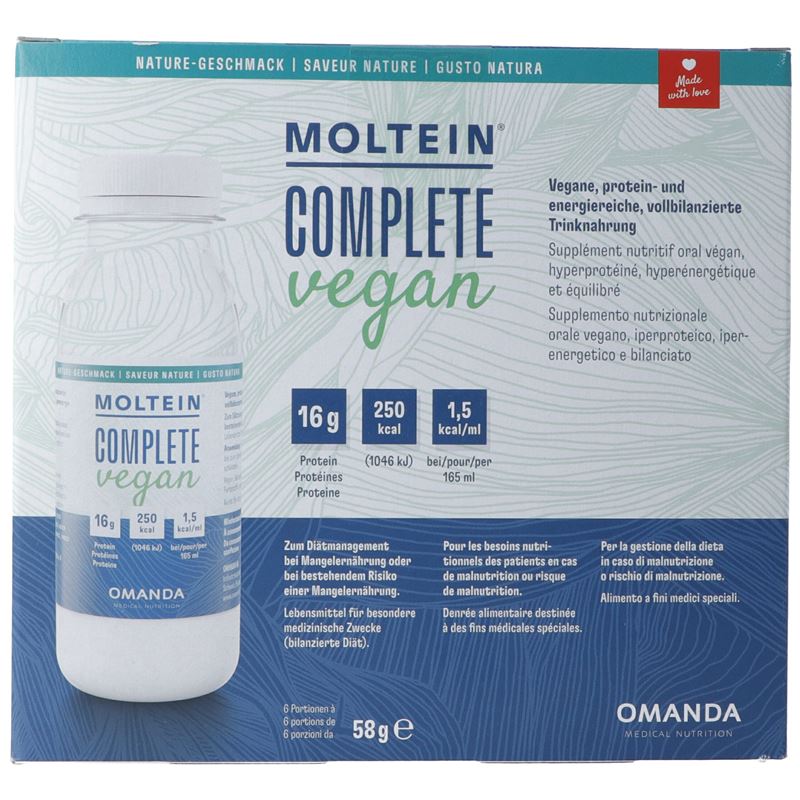 MOLTEIN Complete Vegan Nature 6 Fl 58 g