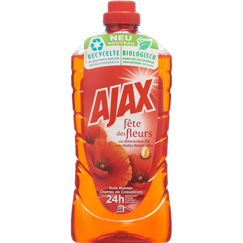 AJAX Optimal 7 Allzweckreiniger Rote Blumen 1 lt