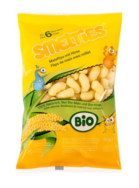 SMELTIES Bio-Maisflips mit Hirse Btl 50 g