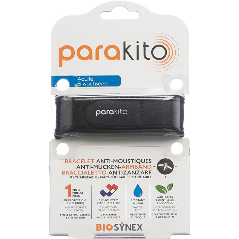 PARAKITO Armband Erwachsene schwarz