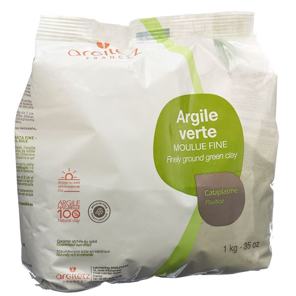ARGILETZ Tonerde grün Plv fein gemahlen Btl 1 kg