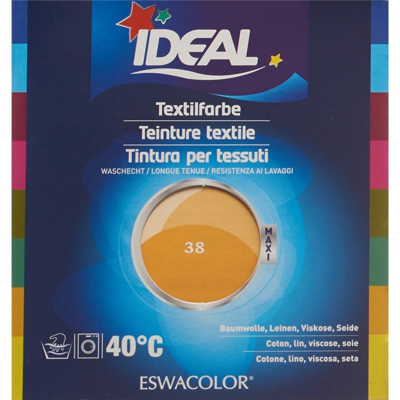 IDEAL MAXI Baumwolle Color No38 mandarine