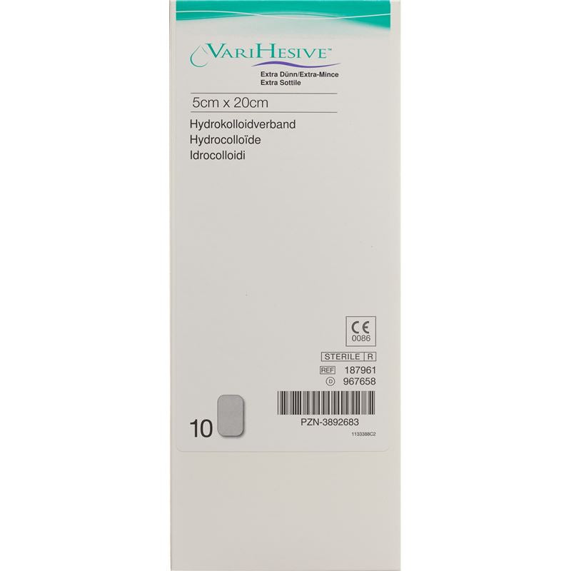 VARIHESIVE Verband 5x20cm extra dünn 10 Stk