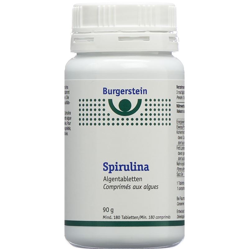 BURGERSTEIN Spirulina Tabl Ds 180 Stk