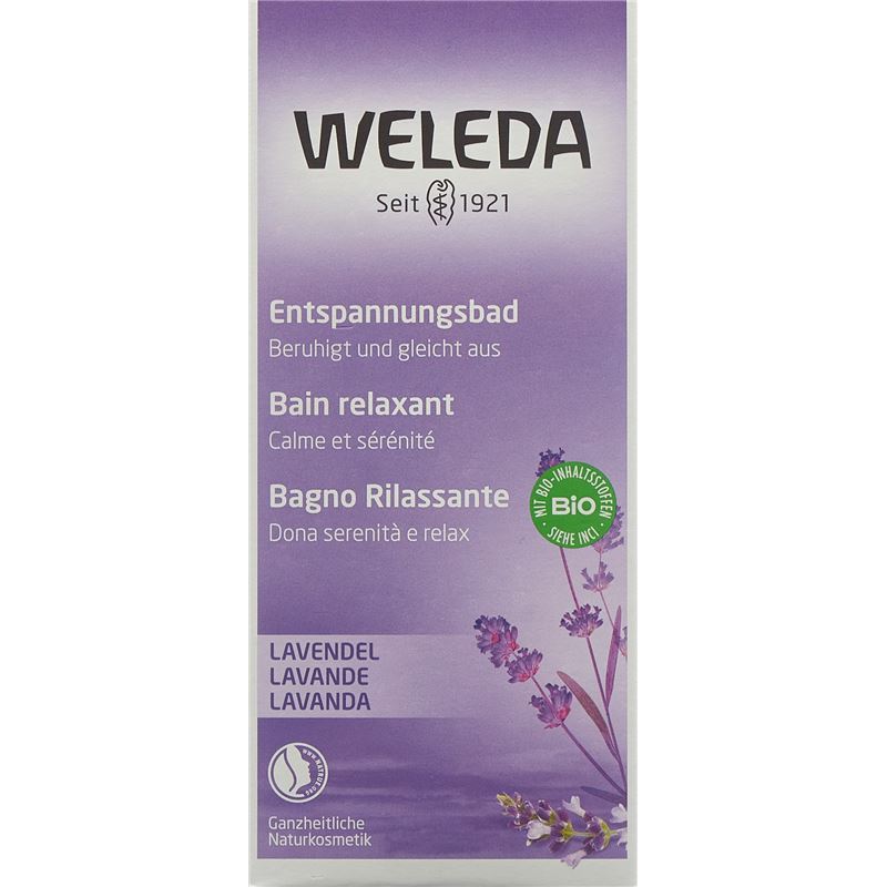 WELEDA Entspannungsbad Lavendel Glasfl 200 ml