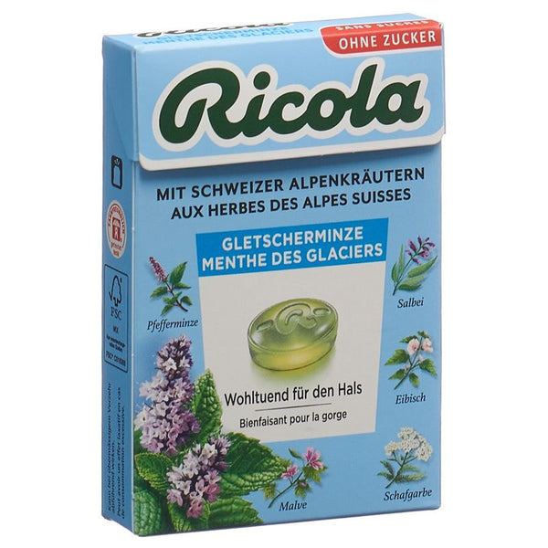 RICOLA Gletscherminze Bonb oZ m Stevia Box 50 g