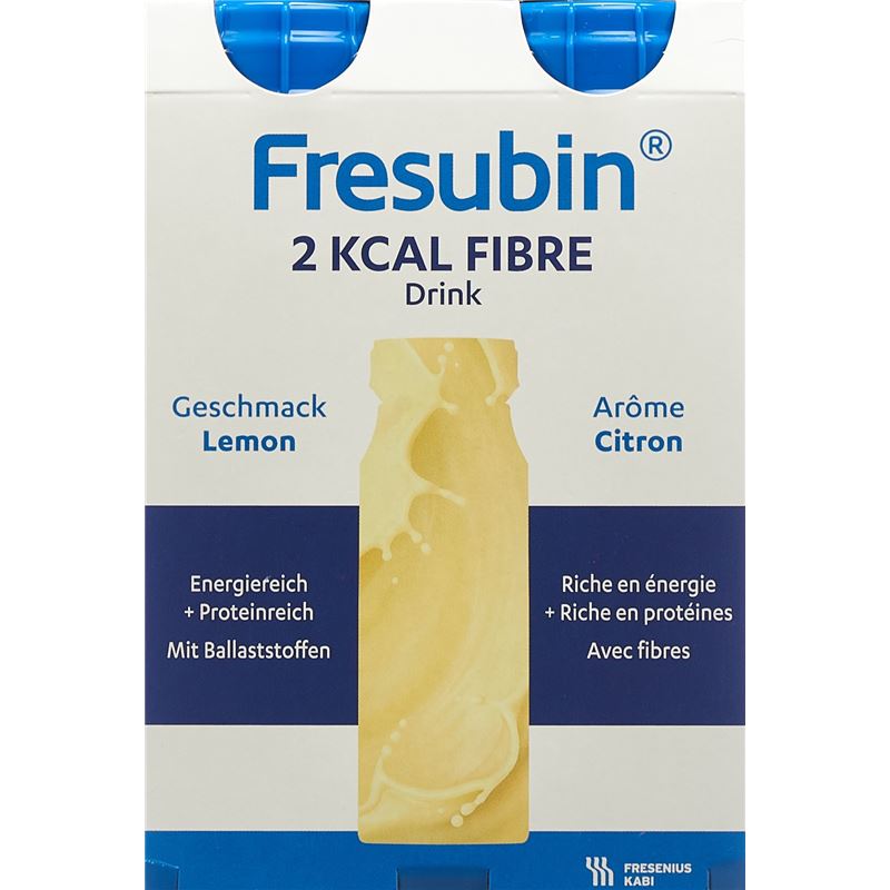 FRESUBIN 2 kcal Fibre DRINK Lemon 4 x 200 ml