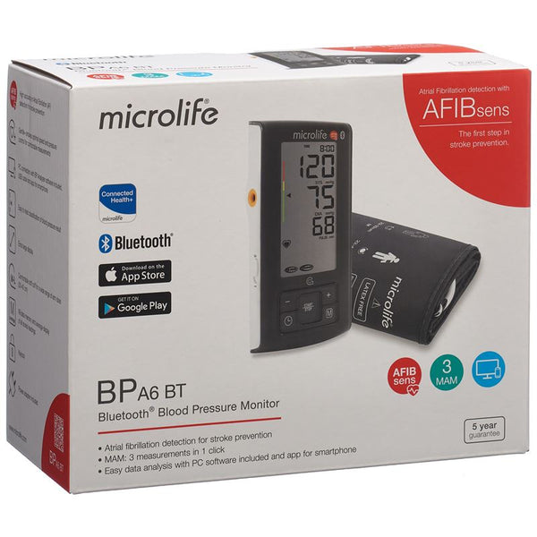 MICROLIFE Blutdruckmesser Afib A6 BT black