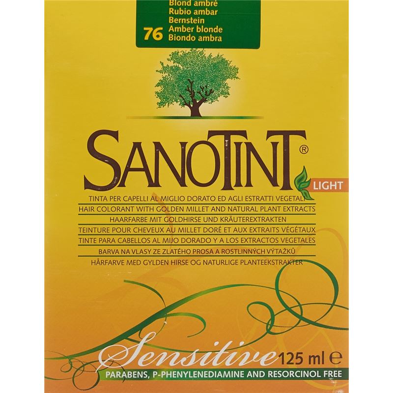 SANOTINT Sensitive Haarfarbe 76 bernstein