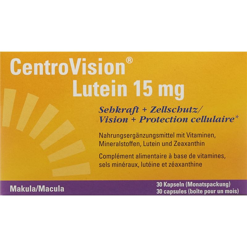 CENTROVISION Lutein 15 mg 30 Stk