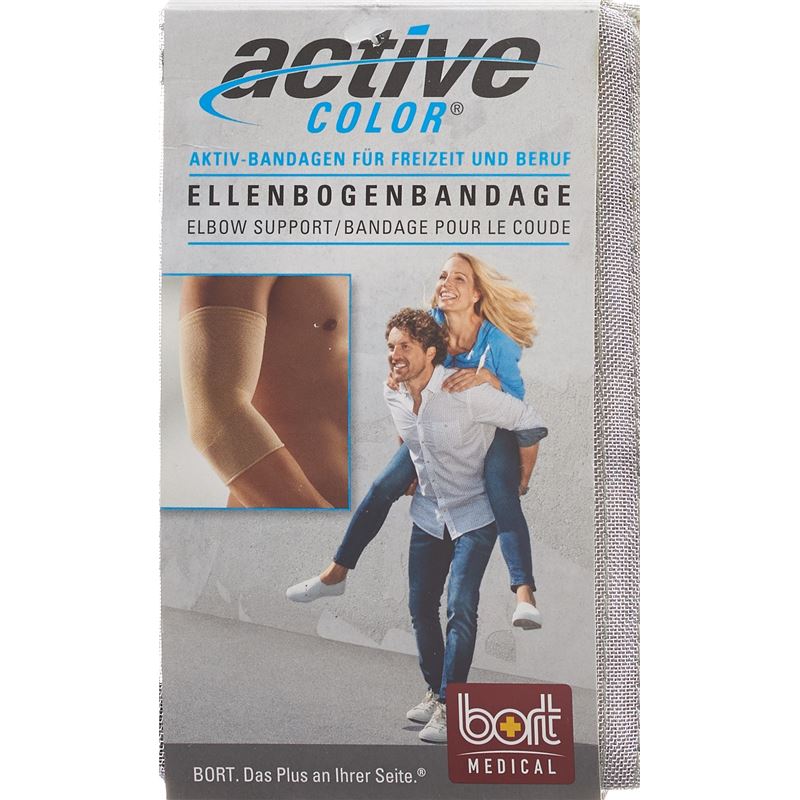 BORT ActiveColor Ellenbogenbandage L +28cm beige