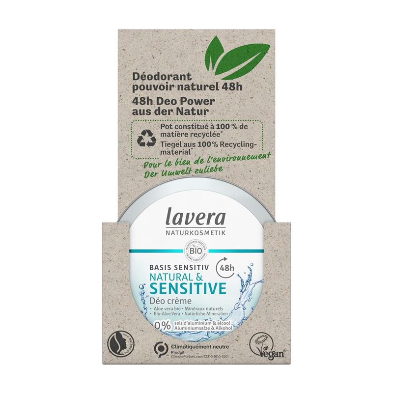 LAVERA Deo Creme basis sensitive Disp 50 ml