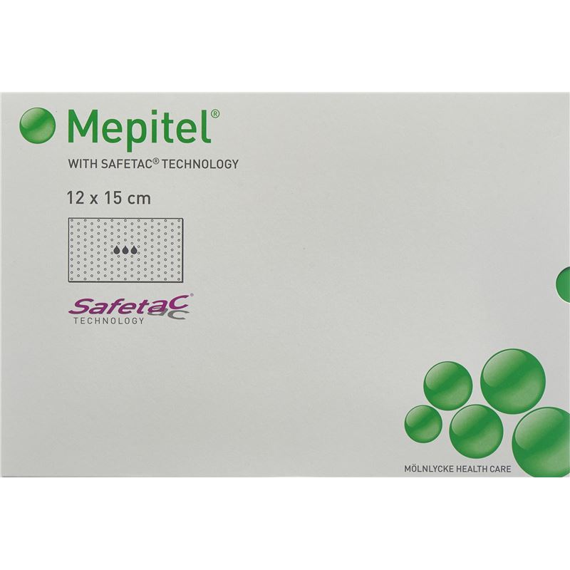 MEPITEL Wundauflage 12x15cm Silikon Btl 5 Stk