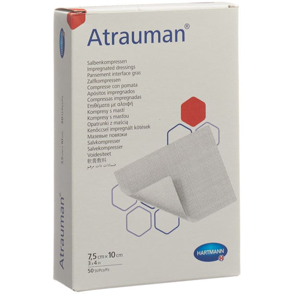 ATRAUMAN Salbenkompressen 7.5x10cm steril 50 Stk