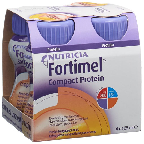 FORTIMEL Compact Protein Pfirsi-Mango 4 Fl 125 ml