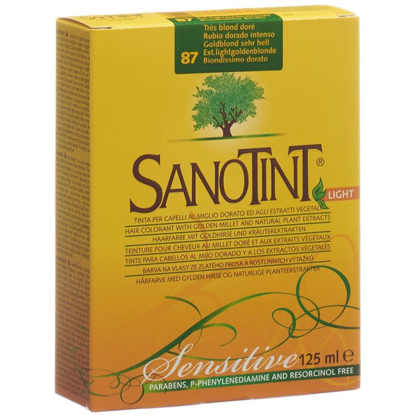 SANOTINT Sensitive Haarfarbe 87 goldblo sehr hell