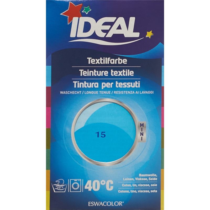 IDEAL MINI Baumwolle Color No15 türkis