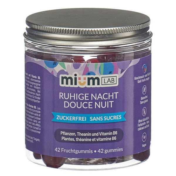 MIUMLAB Gummies Ruhige Nacht Ds 42 Stk