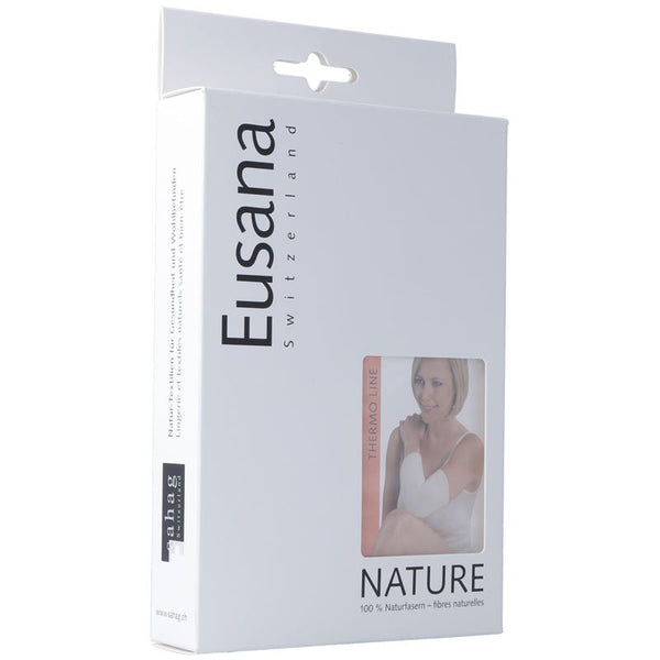 EUSANA Kniewärmer doppelt gestrickt XL ivoire